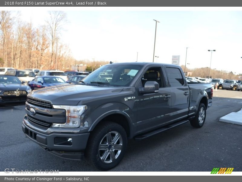 Lead Foot / Black 2018 Ford F150 Lariat SuperCrew 4x4