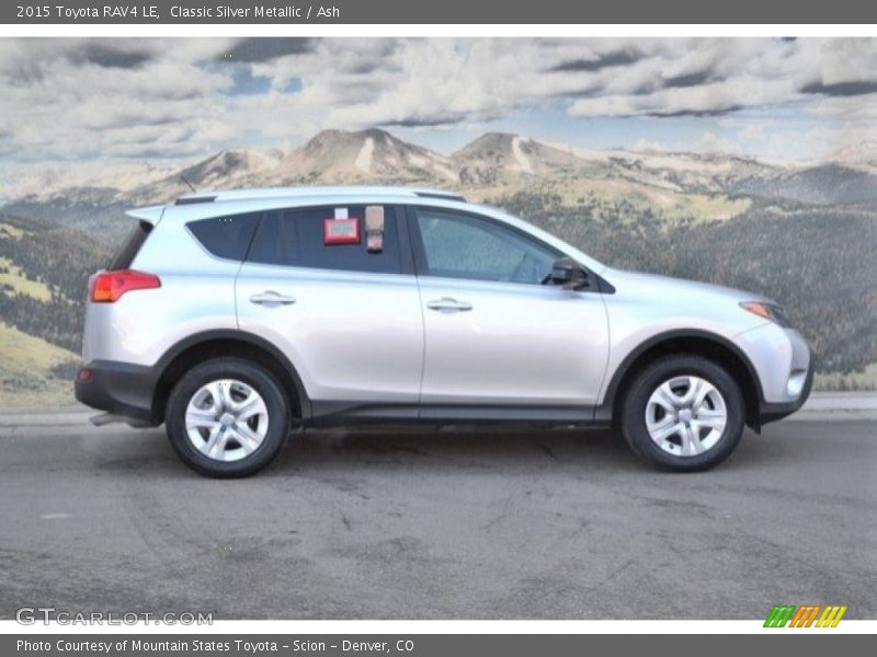 Classic Silver Metallic / Ash 2015 Toyota RAV4 LE