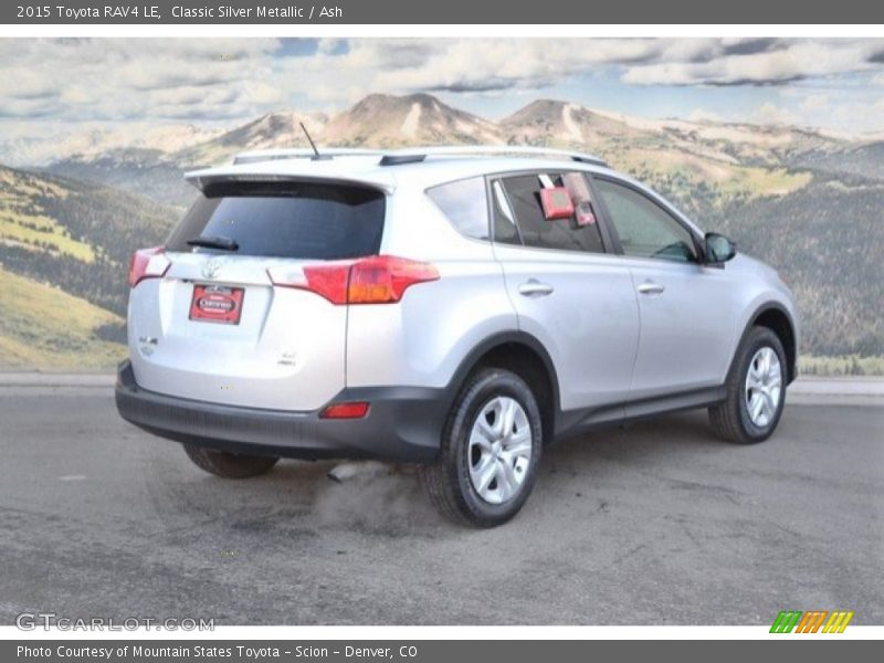 Classic Silver Metallic / Ash 2015 Toyota RAV4 LE