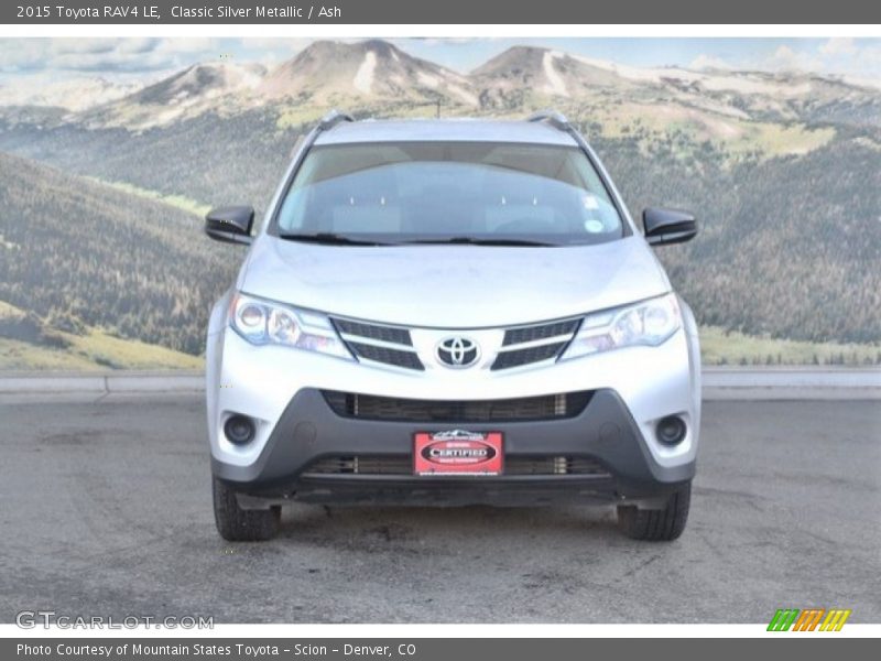 Classic Silver Metallic / Ash 2015 Toyota RAV4 LE