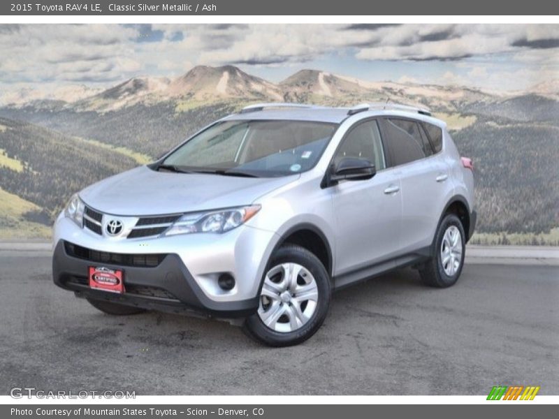 Classic Silver Metallic / Ash 2015 Toyota RAV4 LE