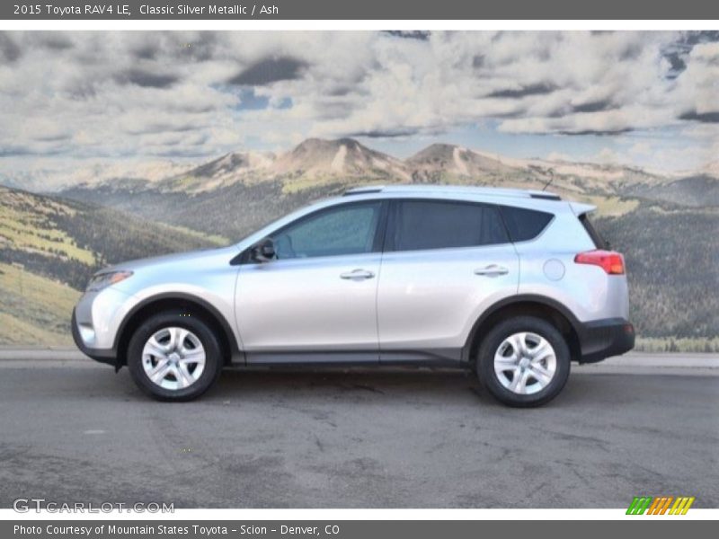 Classic Silver Metallic / Ash 2015 Toyota RAV4 LE