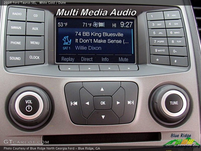 White Gold / Dune 2018 Ford Taurus SEL