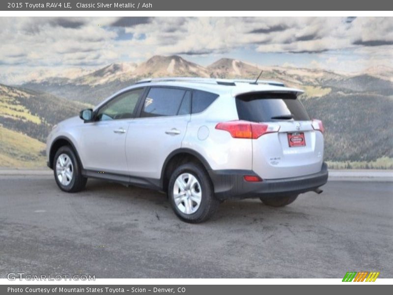 Classic Silver Metallic / Ash 2015 Toyota RAV4 LE