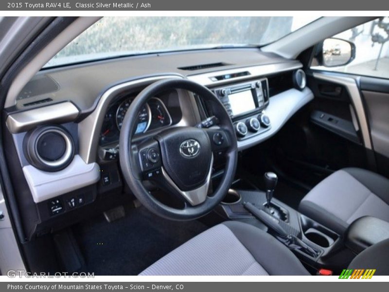 Classic Silver Metallic / Ash 2015 Toyota RAV4 LE