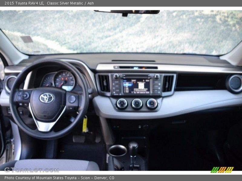 Classic Silver Metallic / Ash 2015 Toyota RAV4 LE