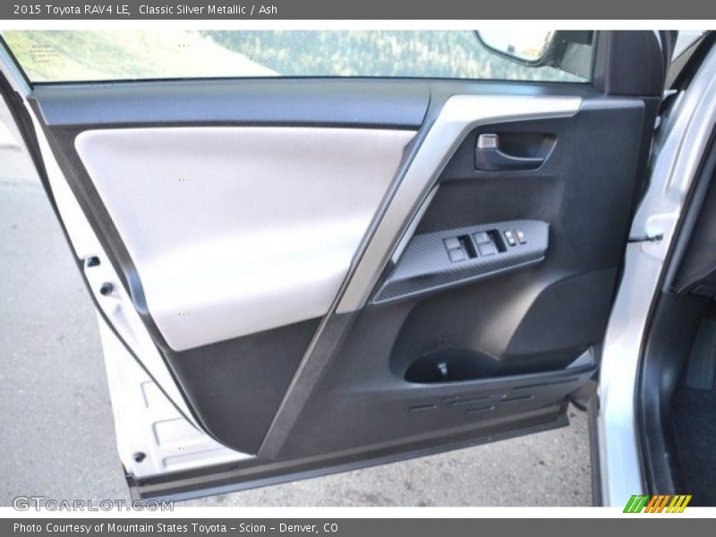Classic Silver Metallic / Ash 2015 Toyota RAV4 LE