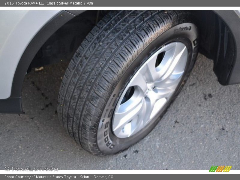 Classic Silver Metallic / Ash 2015 Toyota RAV4 LE