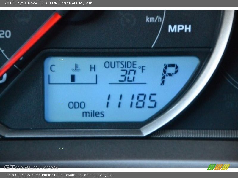 Classic Silver Metallic / Ash 2015 Toyota RAV4 LE