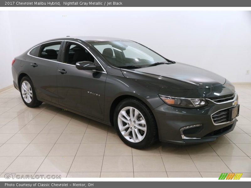 Nightfall Gray Metallic / Jet Black 2017 Chevrolet Malibu Hybrid