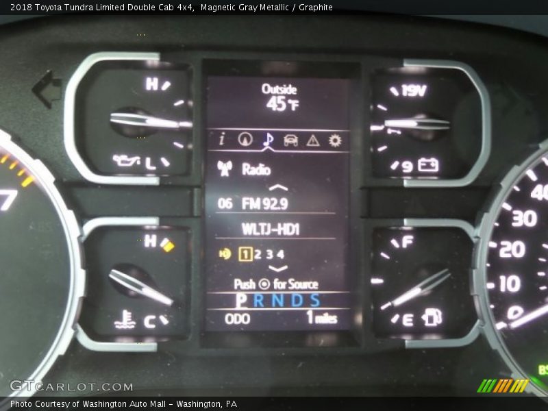 Magnetic Gray Metallic / Graphite 2018 Toyota Tundra Limited Double Cab 4x4