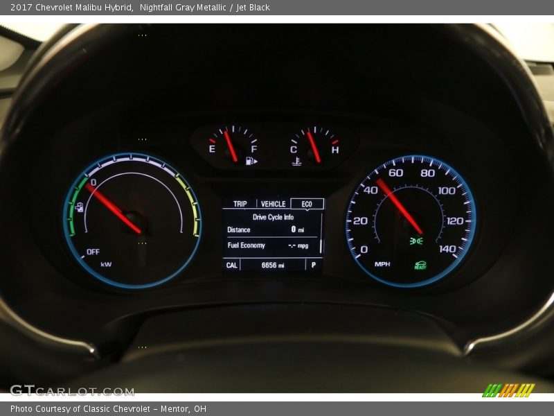Nightfall Gray Metallic / Jet Black 2017 Chevrolet Malibu Hybrid