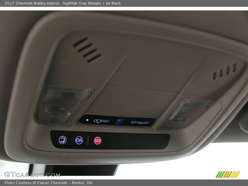 Nightfall Gray Metallic / Jet Black 2017 Chevrolet Malibu Hybrid