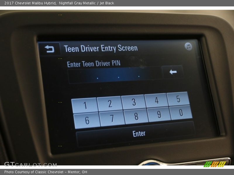 Nightfall Gray Metallic / Jet Black 2017 Chevrolet Malibu Hybrid