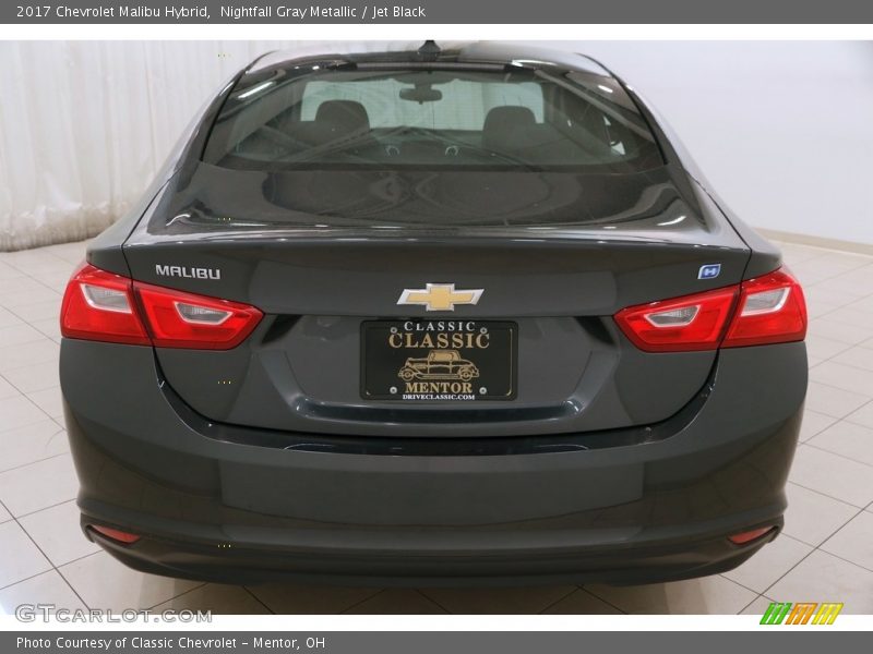 Nightfall Gray Metallic / Jet Black 2017 Chevrolet Malibu Hybrid