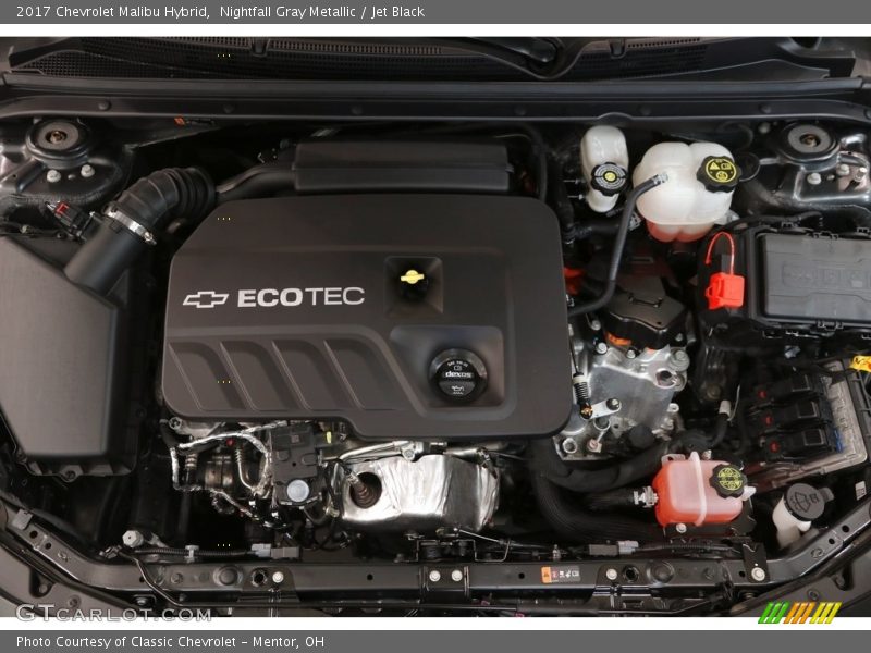 Nightfall Gray Metallic / Jet Black 2017 Chevrolet Malibu Hybrid