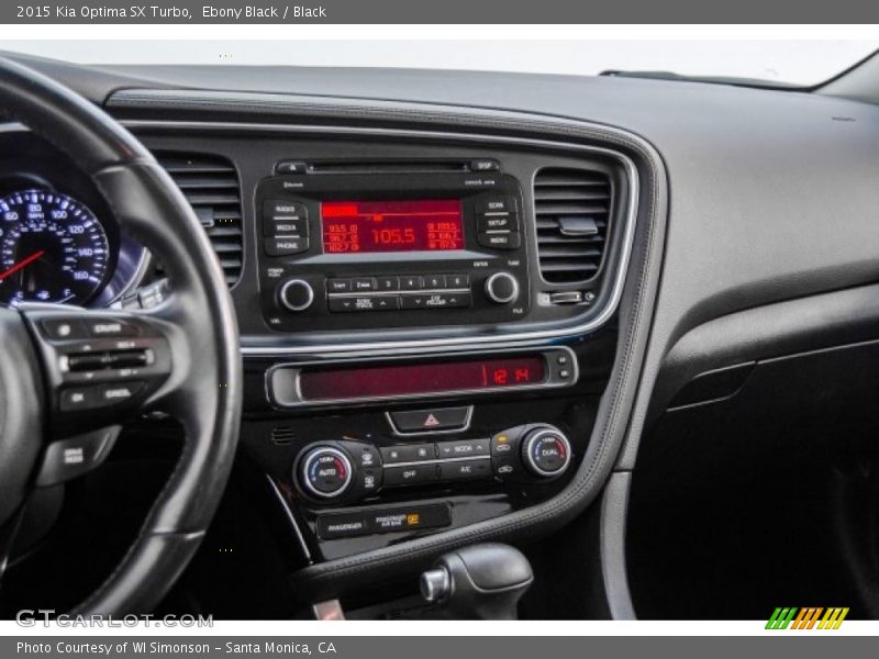 Ebony Black / Black 2015 Kia Optima SX Turbo