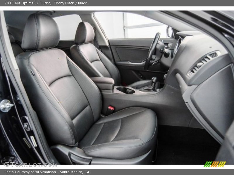 Ebony Black / Black 2015 Kia Optima SX Turbo