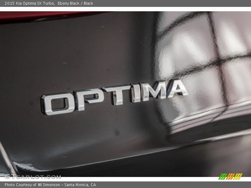 Ebony Black / Black 2015 Kia Optima SX Turbo