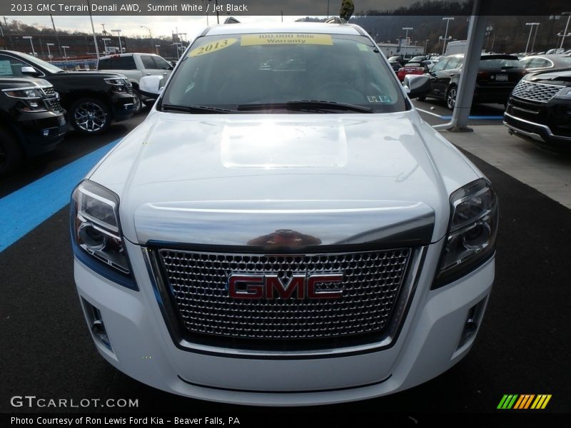 Summit White / Jet Black 2013 GMC Terrain Denali AWD