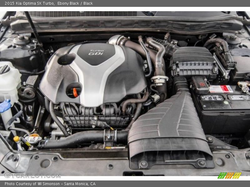 Ebony Black / Black 2015 Kia Optima SX Turbo