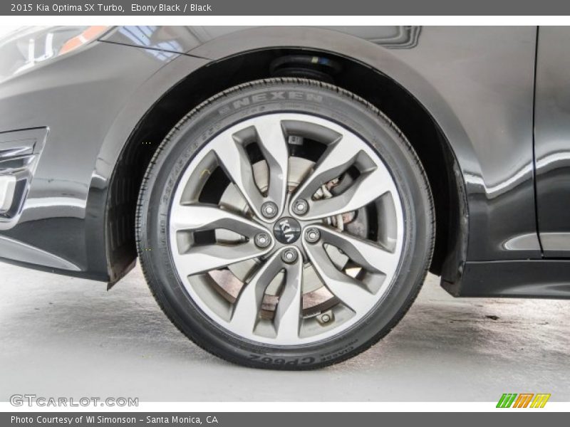 Ebony Black / Black 2015 Kia Optima SX Turbo