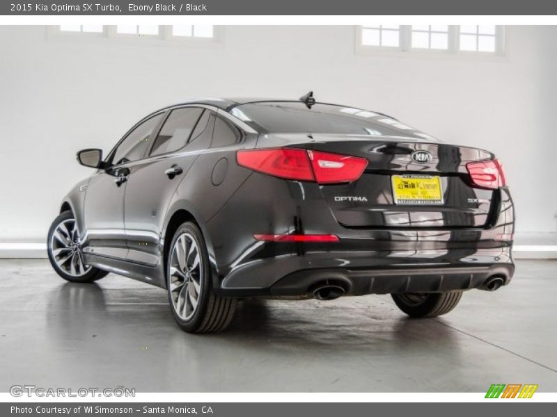 Ebony Black / Black 2015 Kia Optima SX Turbo