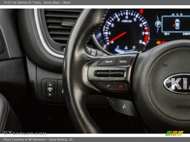 Ebony Black / Black 2015 Kia Optima SX Turbo