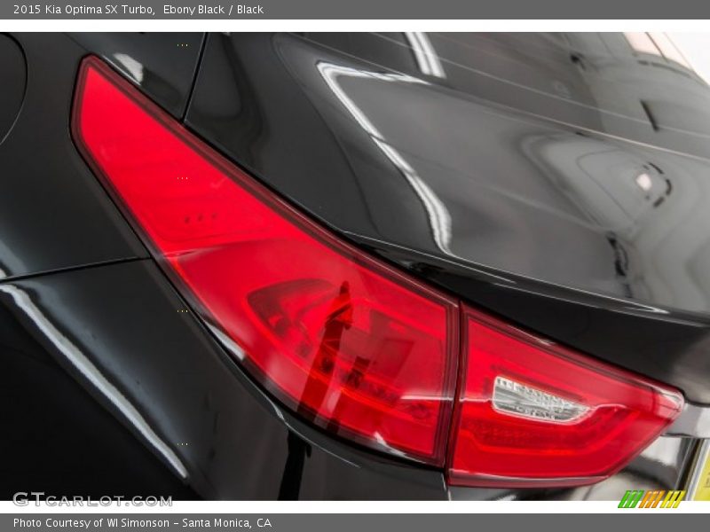 Ebony Black / Black 2015 Kia Optima SX Turbo