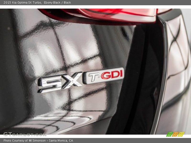 Ebony Black / Black 2015 Kia Optima SX Turbo