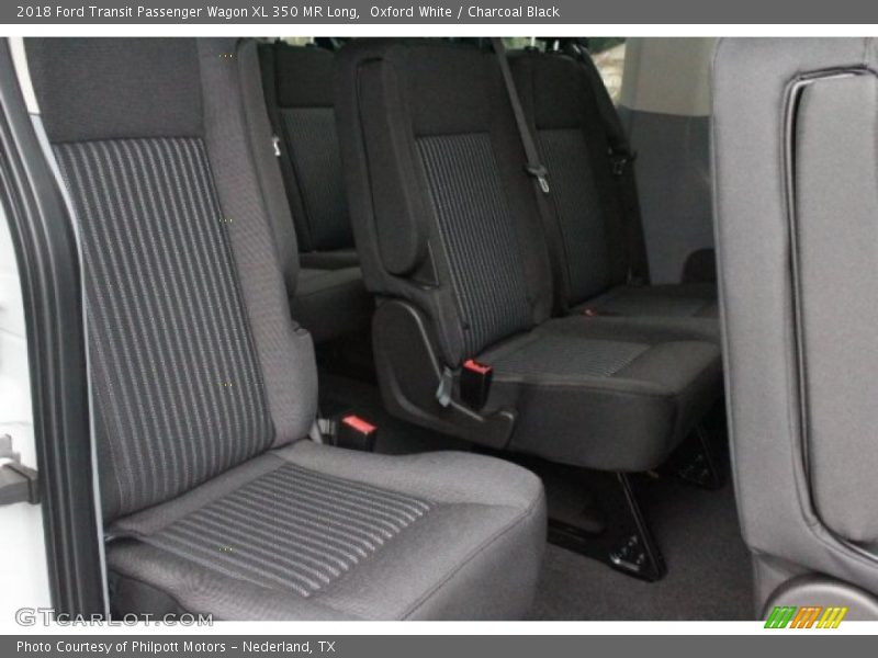 Oxford White / Charcoal Black 2018 Ford Transit Passenger Wagon XL 350 MR Long
