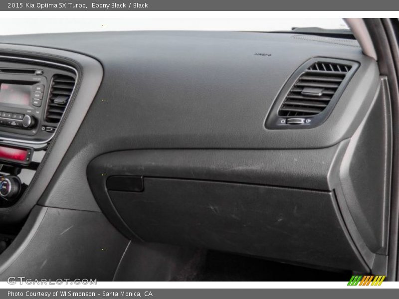 Ebony Black / Black 2015 Kia Optima SX Turbo