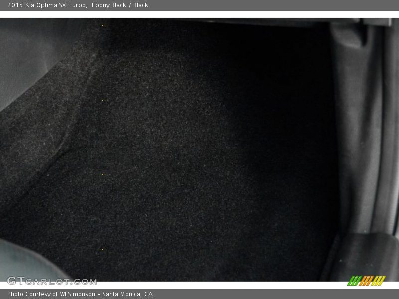 Ebony Black / Black 2015 Kia Optima SX Turbo