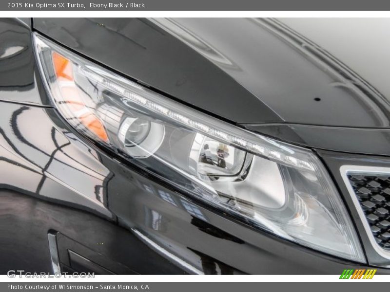 Ebony Black / Black 2015 Kia Optima SX Turbo