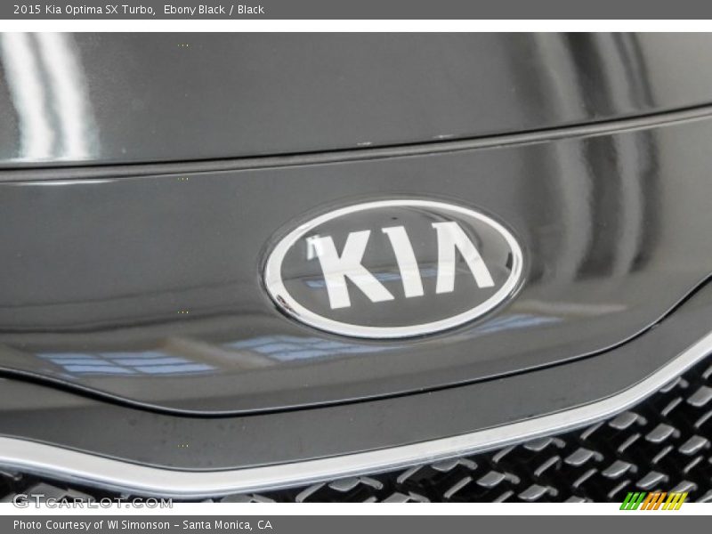 Ebony Black / Black 2015 Kia Optima SX Turbo