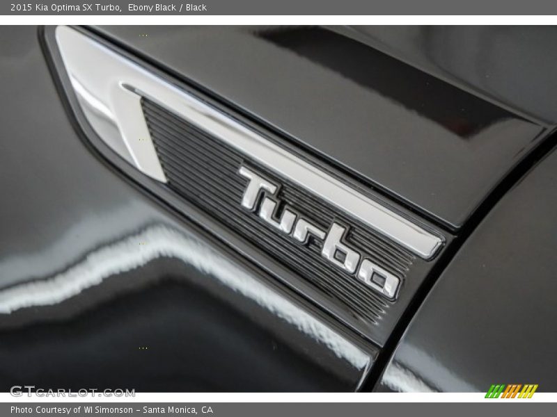 Ebony Black / Black 2015 Kia Optima SX Turbo