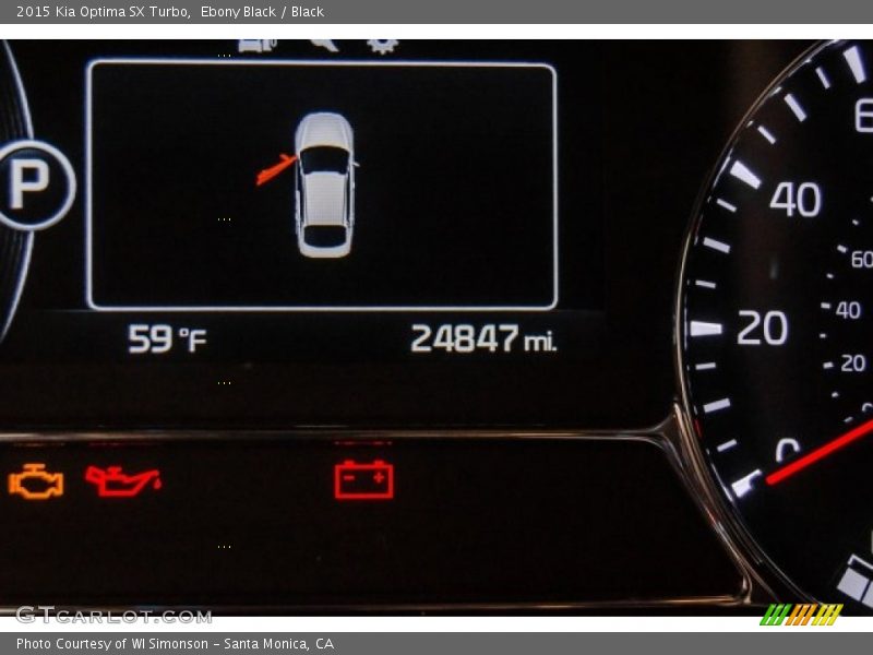 Ebony Black / Black 2015 Kia Optima SX Turbo