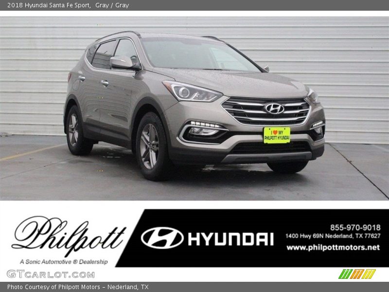 Gray / Gray 2018 Hyundai Santa Fe Sport