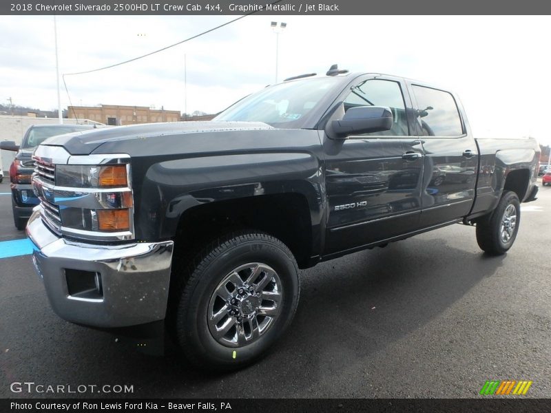 Graphite Metallic / Jet Black 2018 Chevrolet Silverado 2500HD LT Crew Cab 4x4