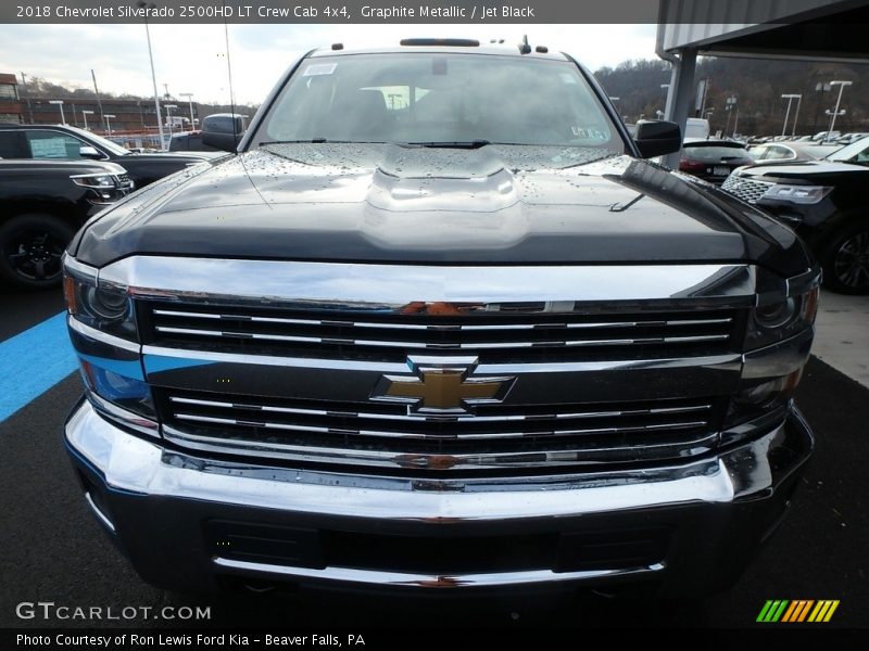 Graphite Metallic / Jet Black 2018 Chevrolet Silverado 2500HD LT Crew Cab 4x4