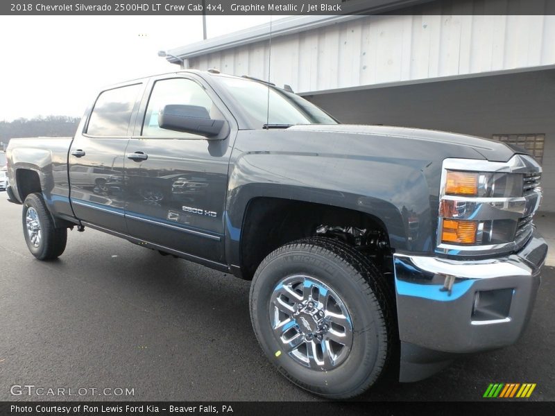 Graphite Metallic / Jet Black 2018 Chevrolet Silverado 2500HD LT Crew Cab 4x4