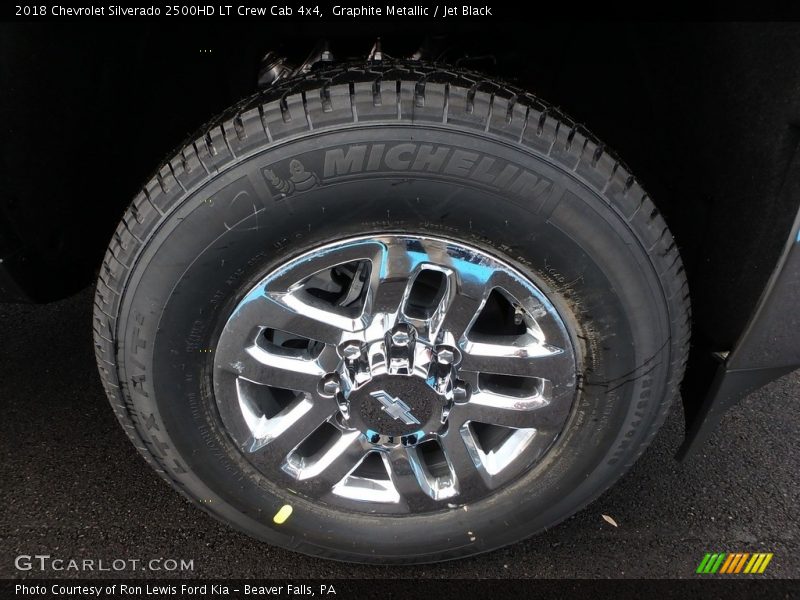 Graphite Metallic / Jet Black 2018 Chevrolet Silverado 2500HD LT Crew Cab 4x4