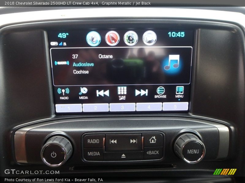 Graphite Metallic / Jet Black 2018 Chevrolet Silverado 2500HD LT Crew Cab 4x4
