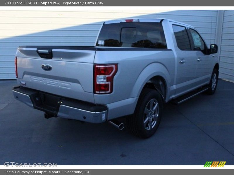 Ingot Silver / Earth Gray 2018 Ford F150 XLT SuperCrew