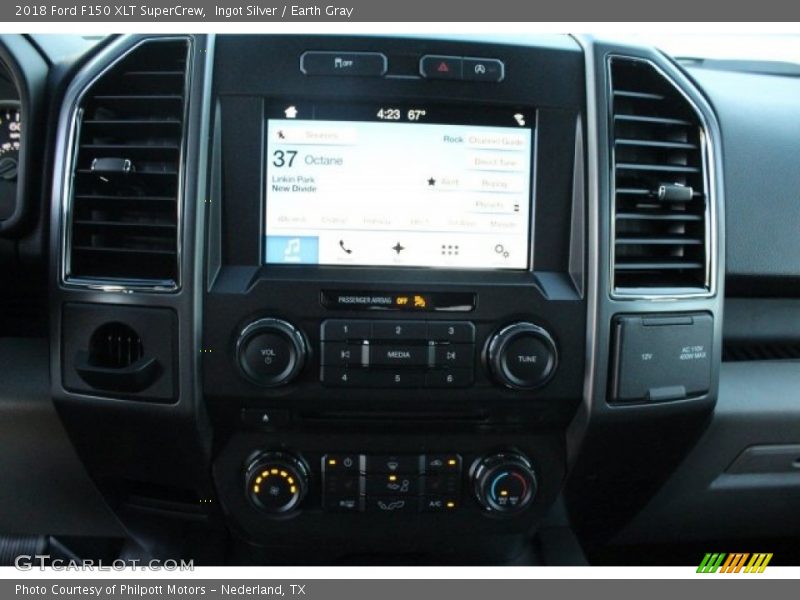 Ingot Silver / Earth Gray 2018 Ford F150 XLT SuperCrew