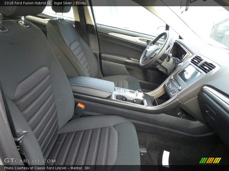 Ingot Silver / Ebony 2018 Ford Fusion Hybrid SE