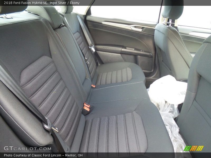 Ingot Silver / Ebony 2018 Ford Fusion Hybrid SE