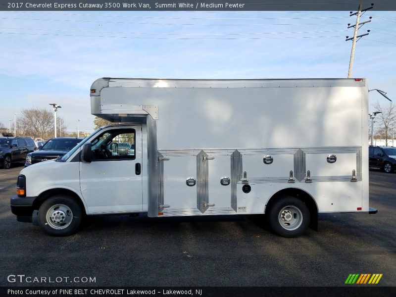 Summit White / Medium Pewter 2017 Chevrolet Express Cutaway 3500 Work Van