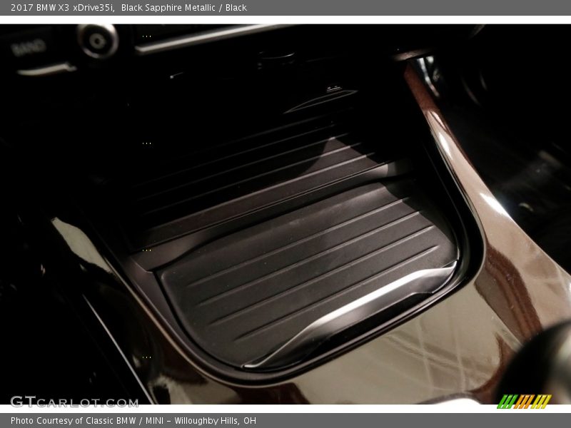 Black Sapphire Metallic / Black 2017 BMW X3 xDrive35i