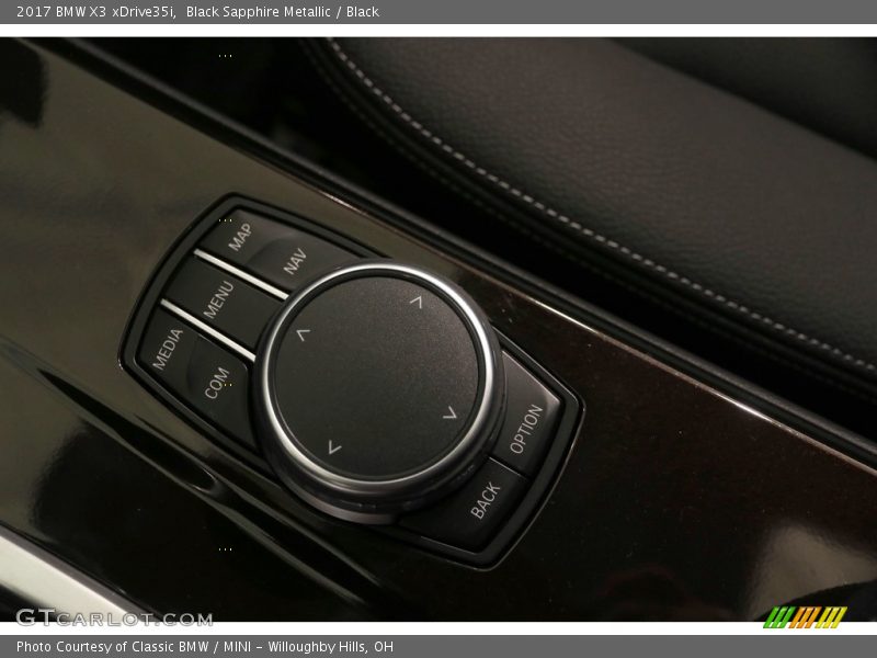 Black Sapphire Metallic / Black 2017 BMW X3 xDrive35i